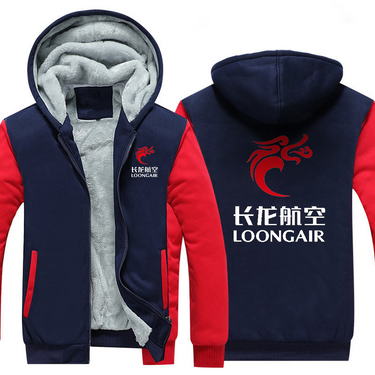 LOONG AIRLINES JACKETS FLEECE SWEATSHIRT